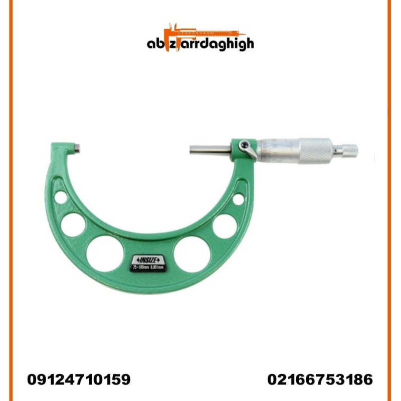 میکرومتر خارج‌ سنج 100-75 میلی‌ متر اینسایز مدل 100-3210