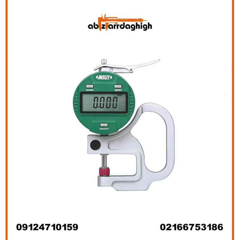 ضخامت سنج ورق دیجیتال اینسایز 10 - 0 میلی متر مدل 10-2871