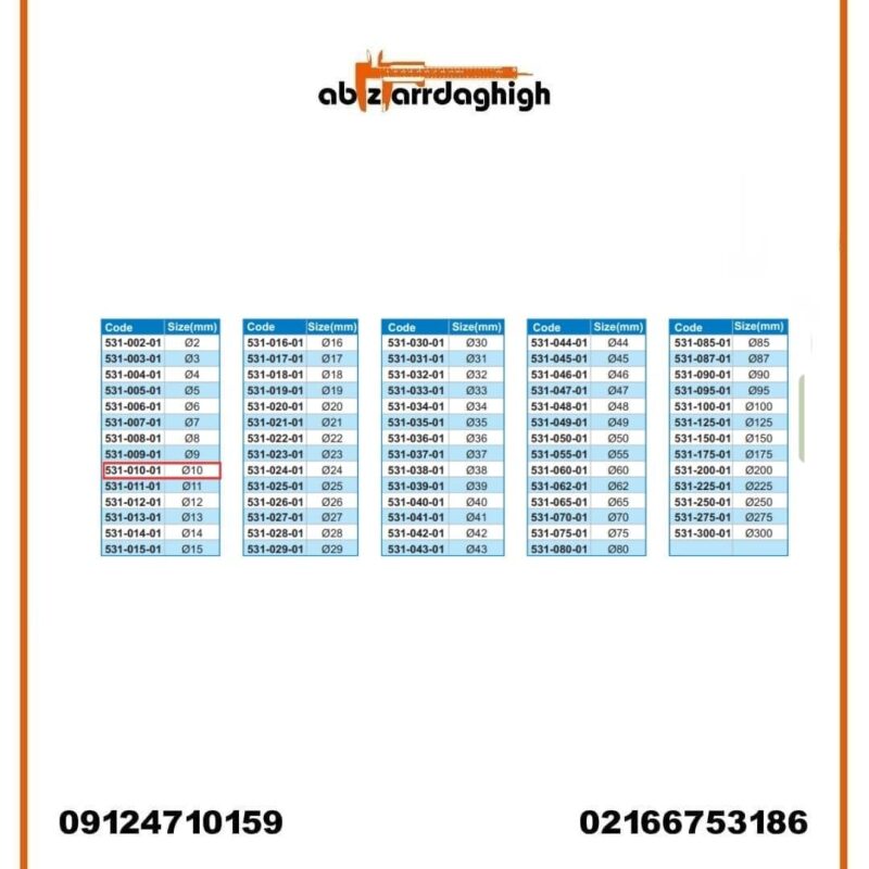 گیج رینگ آکاد مدل 01-010-531