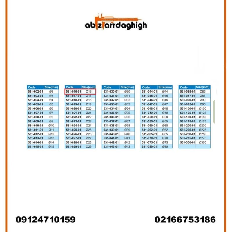 گیج رینگ آکاد مدل 01-016-531